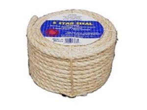 TW Evans Cordage 22-400 3/8-Inch X 732-Foot Sisal Rope Coil TW Evans Cordage 22-400 3/8-Inch X 732-Foot Sisal Rope Coil