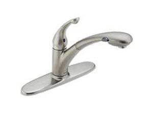 Kitchen Pull-Down/Out Faucet DELTA FAUCET CO Delta Kitchen Single Handle Kitchen Pull-Down/Out Faucet DELTA FAUCET CO Delta Kitchen Single Handle