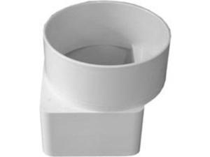 Downspout Offset 3X4X4 GENOVA PRODUCTS INC Styrene-S&D Adapters 46344 White Downspout Offset 3X4X4 GENOVA PRODUCTS INC Styrene-S&D Adapters 46344 White