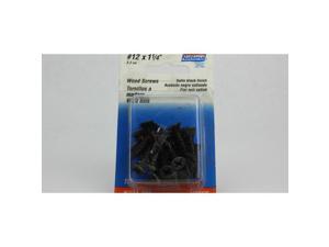 12 X 1-1/4" Wood Screw In Black National Screws 224386 038613224384 12 X 1-1/4" Wood Screw In Black National Screws 224386 038613224384
