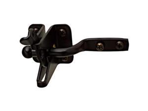 National Black Finish Automatic Gate Latch In Swing NATIONAL Gate Hardware National Black Finish Automatic Gate Latch In Swing NATIONAL Gate Hardware