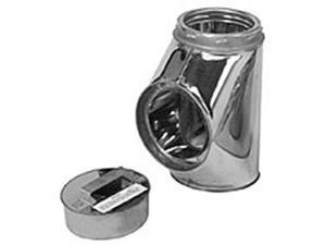 TEE CHMNY 7IN 13-3/4IN SS INSU SELKIRK INC Chimney Pipe Accessories 207100 TEE CHMNY 7IN 13-3/4IN SS INSU SELKIRK INC Chimney Pipe Accessories 207100