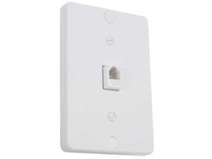 Surface Mount Wallphone Plate White Leviton Mfg Telephone Accessories 40253-W Surface Mount Wallphone Plate White Leviton Mfg Telephone Accessories 40253-W