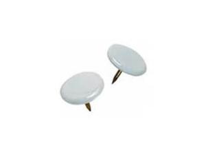 Steel White Flat-Head Thumb Tacks, 200-Pack Everbilt Nails 45562 White Steel White Flat-Head Thumb Tacks, 200-Pack Everbilt Nails 45562 White