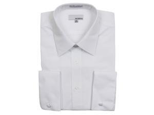 Men's Modena Solid White French Cuff Dress Shirt Men's Modena Solid White French Cuff Dress Shirt
