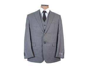 Ralph Lauren Men's Gray Pinstripe Trim Fit 3 Piece Wool Suit Ralph Lauren Men's Gray Pinstripe Trim Fit 3 Piece Wool Suit