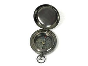 1 3/4" Brass Antique Finish Pocket Compass w/ Cover: Hiking and Camping 1 3/4" Brass Antique Finish Pocket Compass w/ Cover: Hiking and Camping