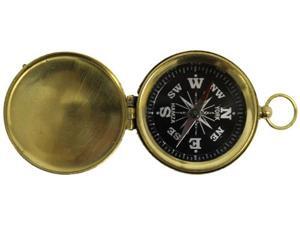 1 3/4" Hiking Compass with Cover and Black Face 1 3/4" Hiking Compass with Cover and Black Face