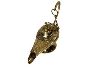 5" Brass Aladdin Lamp - Genie Lamps - Incense Burner 5" Brass Aladdin Lamp - Genie Lamps - Incense Burner