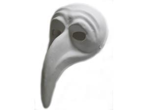 Paper Mache Plague Doctor Mask - Plain White - Arts and Crafts Paper Mache Plague Doctor Mask - Plain White - Arts and Crafts