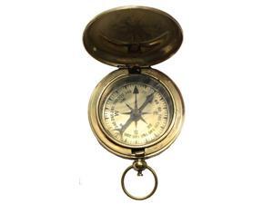 2" Brass Face Pocket Compass - Camping Accessory 2" Brass Face Pocket Compass - Camping Accessory
