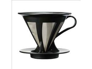 Hario Paperless Coffee Dripper Black Stainless Steel Filter Reusable CFOD-02 Hario Paperless Coffee Dripper Black Stainless Steel Filter Reusable CFOD-02