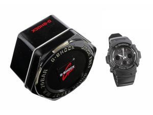 Casio G-Shock Ana-Digi Multi-Band 6 Black Resin, SS Bezel w/Gray Face AWGM100-1A Casio G-Shock Ana-Digi Multi-Band 6 Black Resin, SS Bezel w/Gray Face AWGM100-1A