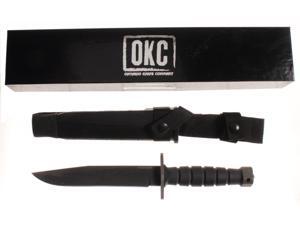 Ontario OKC Chimera Fighter 6517 Tactical Knife 7-7/8" Fixed Blade Plain Edge Ontario OKC Chimera Fighter 6517 Tactical Knife 7-7/8" Fixed Blade Plain Edge