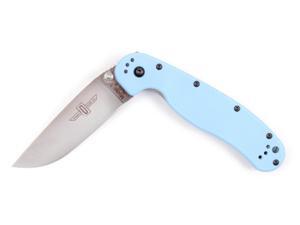 Ontario RAT Folder 8848BL Pocket Knife 3-5/8" Folding Blade Plain Edge Blue Ontario RAT Folder 8848BL Pocket Knife 3-5/8" Folding Blade Plain Edge Blue