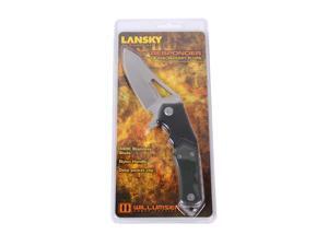 Lansky Sharpeners LKN111 Pocket Knife 3-1/2" Folding Blade Plain Edge Drop Point Lansky Sharpeners LKN111 Pocket Knife 3-1/2" Folding Blade Plain Edge Drop Point