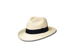 GATSBY FEDORA Panama Hat NATURAL STRAW Stylish SZ 7 1/4 GATSBY FEDORA Panama Hat NATURAL STRAW Stylish SZ 7 1/4