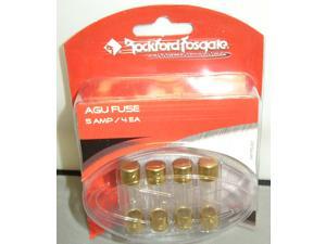 Rockford Fosgate AGU Glass 5 AMP Fuse 4 Pack New RP7537 Rockford Fosgate AGU Glass 5 AMP Fuse 4 Pack New RP7537