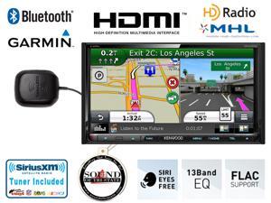 Kenwood DNX892 In Dash Double Din 6.95" DVD Navigation with Built in Bluetooth, HD Radio and SiriusXM Tuner & Antenna with a FREE SOTS Air Freshener Kenwood DNX892 In Dash Double Din 6.95" DVD Navigation with Built in Bluetooth, HD Radio and SiriusXM Tuner & Antenna with a FREE SOTS Air Freshener