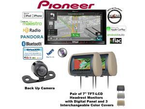 Pioneer AVIC-7100NEX 7" DVD Navigation w/ TWO Headrest Monitors & Backup Camera and a free SOTS air freshener Pioneer AVIC-7100NEX 7" DVD Navigation w/ TWO Headrest Monitors & Backup Camera and a free SOTS air freshener