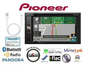 Pioneer AVIC-5100NEX CD DVD Navigation GPS Receiver w/ Lightning to USB Adapter and a SOTS air Freshener Pioneer AVIC-5100NEX CD DVD Navigation GPS Receiver w/ Lightning to USB Adapter and a SOTS air Freshener