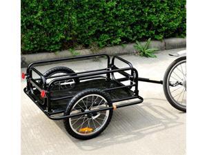 Aosom Wanderer Bicycle Cargo / Luggage Trailer (Black) Aosom Wanderer Bicycle Cargo / Luggage Trailer (Black)