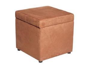 HomCom Micro Fiber Storage Ottoman - Brown HomCom Micro Fiber Storage Ottoman - Brown