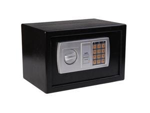 HomCom 12" x 8" x 8" Steel Electronic Digital Safe Box - Black HomCom 12" x 8" x 8" Steel Electronic Digital Safe Box - Black