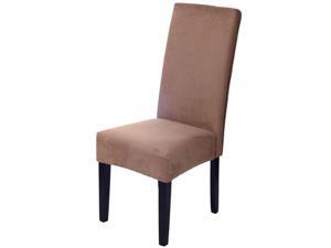 HomCom Contemporary Parson Faux Suede Dining Chair (Brown) HomCom Contemporary Parson Faux Suede Dining Chair (Brown)