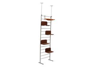 Pawhut 114" Floor-to-Ceiling Adjustable Staggered Climbing Cat Tree Tower Pawhut 114" Floor-to-Ceiling Adjustable Staggered Climbing Cat Tree Tower