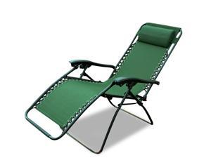 Outsunny Zero Gravity Recliner Lounge Patio Pool Chair - Green Outsunny Zero Gravity Recliner Lounge Patio Pool Chair - Green