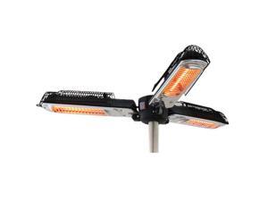 Outsunny Folding Infrared Patio Umbrella Heater - Black Outsunny Folding Infrared Patio Umbrella Heater - Black