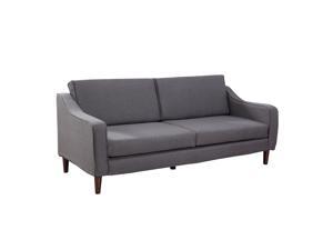 HomCom Three-Seat Sofa – Dark Grey HomCom Three-Seat Sofa – Dark Grey