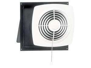 Broan 506 10" Chain-Operated Wall Fan White Square Plastic Grille 470 CFM Broan 506 10" Chain-Operated Wall Fan White Square Plastic Grille 470 CFM