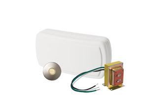 Nutone BK131LSN Door Chime 1 lighted stucco pushbutton in satin nickel 1 standard transformer Nutone BK131LSN Door Chime 1 lighted stucco pushbutton in satin nickel 1 standard transformer