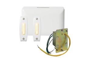 Nutone BK142LWH Door Chime 2 lighted pushbutton 1 j-box transformer Nutone BK142LWH Door Chime 2 lighted pushbutton 1 j-box transformer