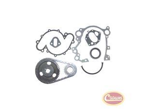Crown Jeep 9pc.Timing Kit V8 304 360 401 Chains Sprockets Gaskets Seals 3234433k Crown Jeep 9pc.Timing Kit V8 304 360 401 Chains Sprockets Gaskets Seals 3234433k