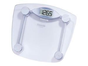 TAYLOR 7506 CHROME & GLASS LITHIUM DIGITAL SCALE TAYLOR 7506 CHROME & GLASS LITHIUM DIGITAL SCALE