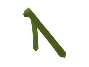 Solid Color Mens Skinny 2" Tie by Jacob Alexander - Tree Green Solid Color Mens Skinny 2" Tie by Jacob Alexander - Tree Green