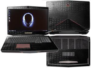 Decalrus - Alienware 17 (Released 2013) with 17" screen FULL BODY Crocodile skin pattern Texture skin skins decal for case cover wrap CRO13Alien17Black Decalrus - Alienware 17 (Released 2013) with 17" screen FULL BODY Crocodile skin pattern Texture skin skins decal for case cover wrap CRO13Alien17Black