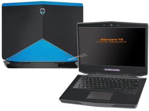 Decalrus - Alienware 14 (Released 2013) with 14" screen BLACK & LITE BLUE Texture Carbon Fiber skin skins decal for case cover wrap CF13Alien14BlackLiteBlue Decalrus - Alienware 14 (Released 2013) with 14" screen BLACK & LITE BLUE Texture Carbon Fiber skin skins decal for case cover wrap CF13Alien14BlackLiteBlue