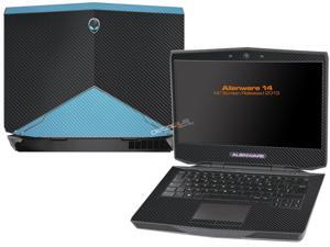 Decalrus - Alienware 14 (Released 2013) with 14" screen BLACK & SKY BLUE Texture Carbon Fiber skin skins decal for case cover wrap CF13Alien14BlackSkyBlue Decalrus - Alienware 14 (Released 2013) with 14" screen BLACK & SKY BLUE Texture Carbon Fiber skin skins decal for case cover wrap CF13Alien14BlackSkyBlue