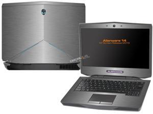 Decalrus - Alienware 14 (Released 2013) with 14" screen TITANIUM Texture Brushed Aluminum skin skins decal for case cover wrap BA13Alien14Titanium Decalrus - Alienware 14 (Released 2013) with 14" screen TITANIUM Texture Brushed Aluminum skin skins decal for case cover wrap BA13Alien14Titanium