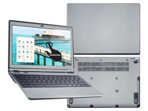Decalrus - Acer C720P "P" Chromebook with 11.6" TOUCHSCREEN Full Body SILVER Texture Carbon Fiber skin skins decal for case cover wrap CFfbC720PSilver Decalrus - Acer C720P "P" Chromebook with 11.6" TOUCHSCREEN Full Body SILVER Texture Carbon Fiber skin skins decal for case cover wrap CFfbC720PSilver