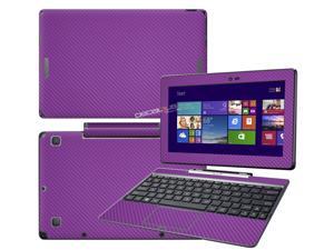 Decalrus - Asus Transformer Book T100 tablet with 10.1" Screen Full Body PURPLE Texture Carbon Fiber skin skins decal for case cover wrap CFAsusT100fbodyPurple Decalrus - Asus Transformer Book T100 tablet with 10.1" Screen Full Body PURPLE Texture Carbon Fiber skin skins decal for case cover wrap CFAsusT100fbodyPurple