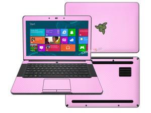 Decalrus - Razer Blade RZ09 14 with 14" screen Full Body PINK Texture Carbon Fiber skin skins decal for case cover wrap CFfbrzrblade14Pink Decalrus - Razer Blade RZ09 14 with 14" screen Full Body PINK Texture Carbon Fiber skin skins decal for case cover wrap CFfbrzrblade14Pink