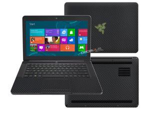 Decalrus - Razer Blade RZ09 14 with 14" screen Full Body BLACK Texture Carbon Fiber skin skins decal for case cover wrap CFfbrzrblade14Black Decalrus - Razer Blade RZ09 14 with 14" screen Full Body BLACK Texture Carbon Fiber skin skins decal for case cover wrap CFfbrzrblade14Black
