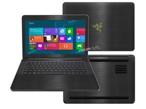 Decalrus - Razer Blade RZ09 14 with 14" screen Full Body BLACK Texture Brushed Aluminum skin skins decal for case cover wrap BAfbrzrblade14Black Decalrus - Razer Blade RZ09 14 with 14" screen Full Body BLACK Texture Brushed Aluminum skin skins decal for case cover wrap BAfbrzrblade14Black