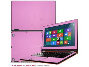 Decalrus - Lenovo Ideapad Yoga 13 (1st Generation) with 13.3" screen Full Body PINK Texture Carbon Fiber skin skins decal for case cover wrap CF13yoga13Pink Decalrus - Lenovo Ideapad Yoga 13 (1st Generation) with 13.3" screen Full Body PINK Texture Carbon Fiber skin skins decal for case cover wrap CF13yoga13Pink