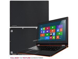 Decalrus - Lenovo Ideapad Yoga 13 (1st Generation) with 13.3" screen Full Body BLACK Texture Carbon Fiber skin skins decal for case cover wrap CF13yoga13Black Decalrus - Lenovo Ideapad Yoga 13 (1st Generation) with 13.3" screen Full Body BLACK Texture Carbon Fiber skin skins decal for case cover wrap CF13yoga13Black